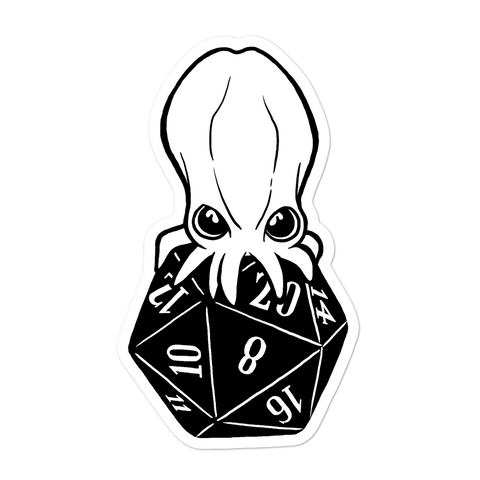Baby Cthulhu Sticker For D&D Players