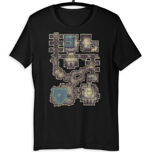 The Forgotten Crypt Map Swag For RPG Tabletop Players