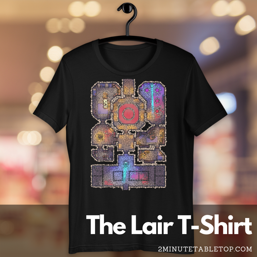 The Lair T-Shirt For Dungeons and Dragons Players