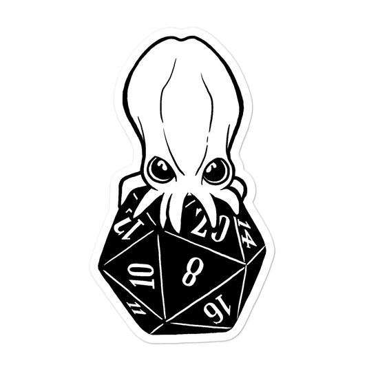 Baby Cthulhu Sticker For D&D Players