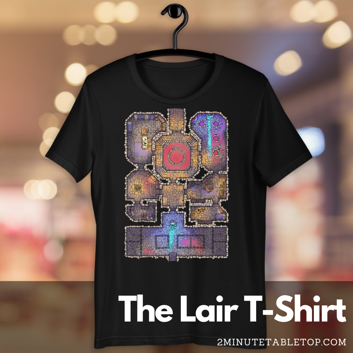 Lair Unisex Premium T-Shirt (Black) for Role-Playing Game players or fans