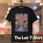Lair Unisex Premium T-Shirt (Black) for Role-Playing Game players or fans