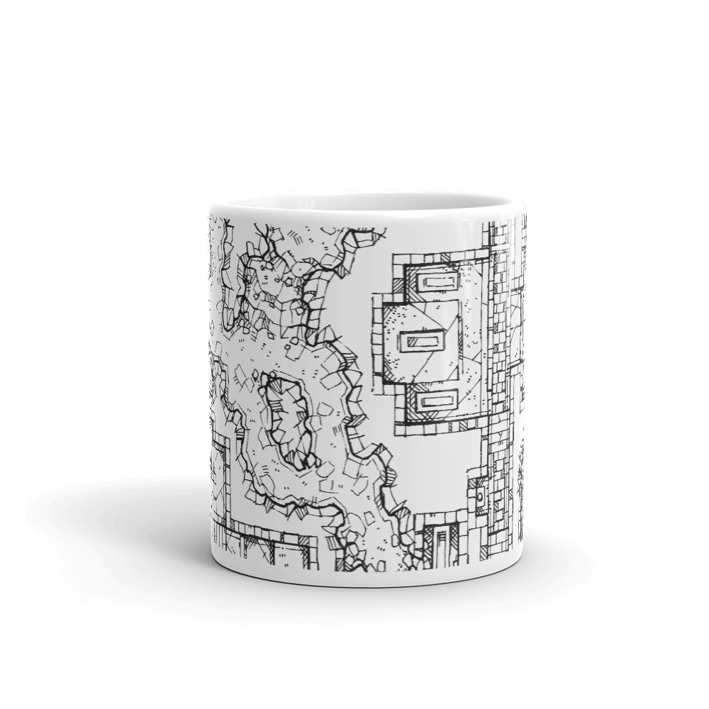 Forgotten Crypt Coffee Mug for D&D players