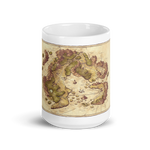 Arvyre Cartographic Map Coffee Mug | RPG Player Gift