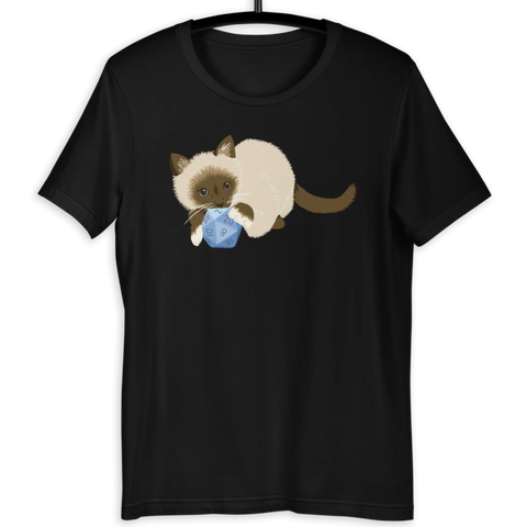 Ragdoll Cat T-Shirt For D&D Cat Lovers