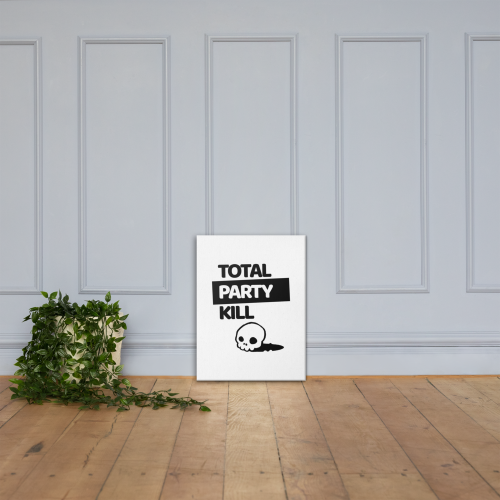 Total Party Kill (TPK) Canvas Wall Art