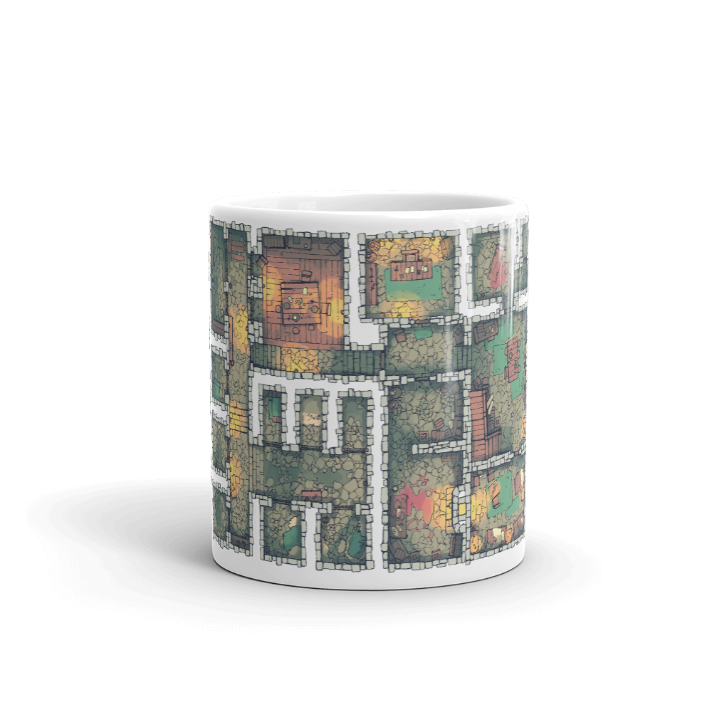 Dungeon Coffee Mug for RPG Tabletop players