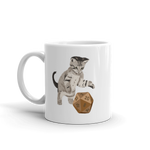 Tabby Cat D&D Player Coffee Mug