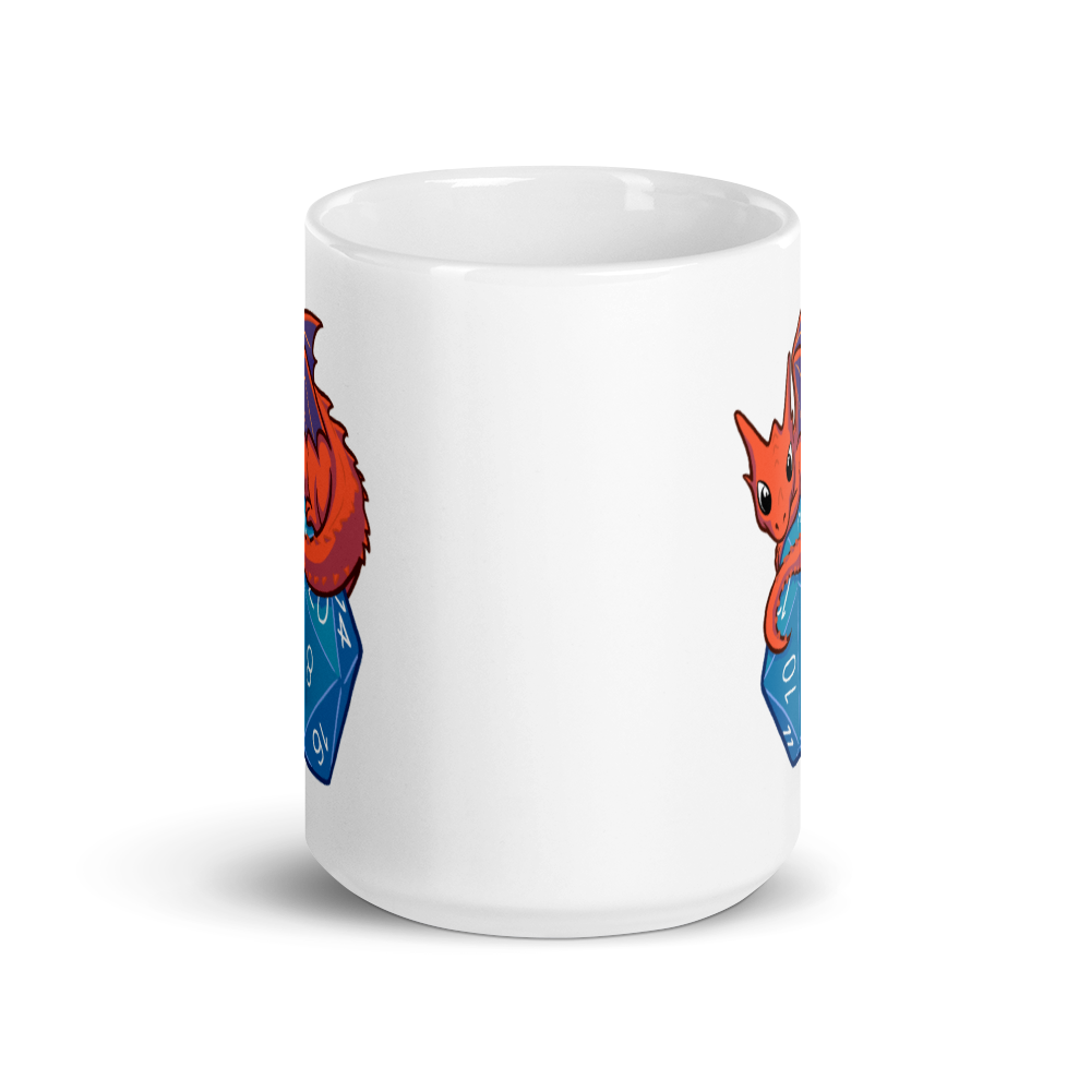 Baby Dragon Coffee Mug For D&D Players