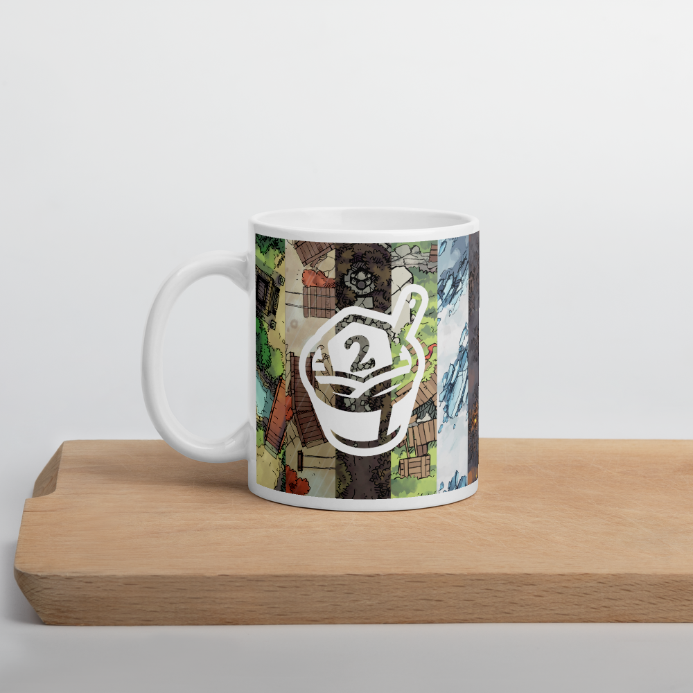 Map Collage Coffee Mug