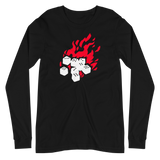Fireball Unisex Premium Long Sleeve T-Shirt (Black) for RPG Role-Playing Gamers