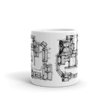 Samurai Castle Map Coffee Mug
