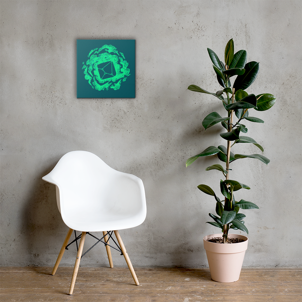 Eldritch Blast Canvas Wall Art