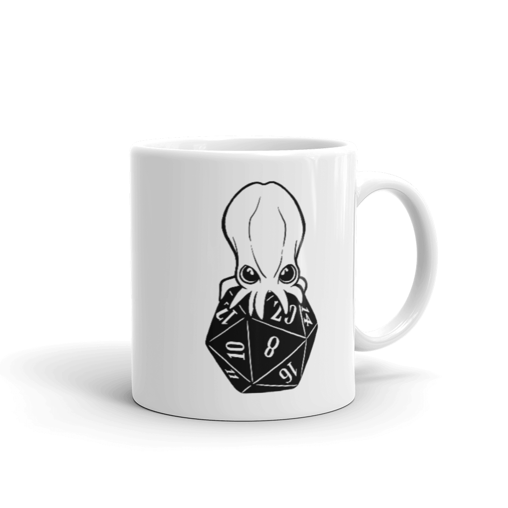 Baby Cthulhu D&D Player Coffee Mug