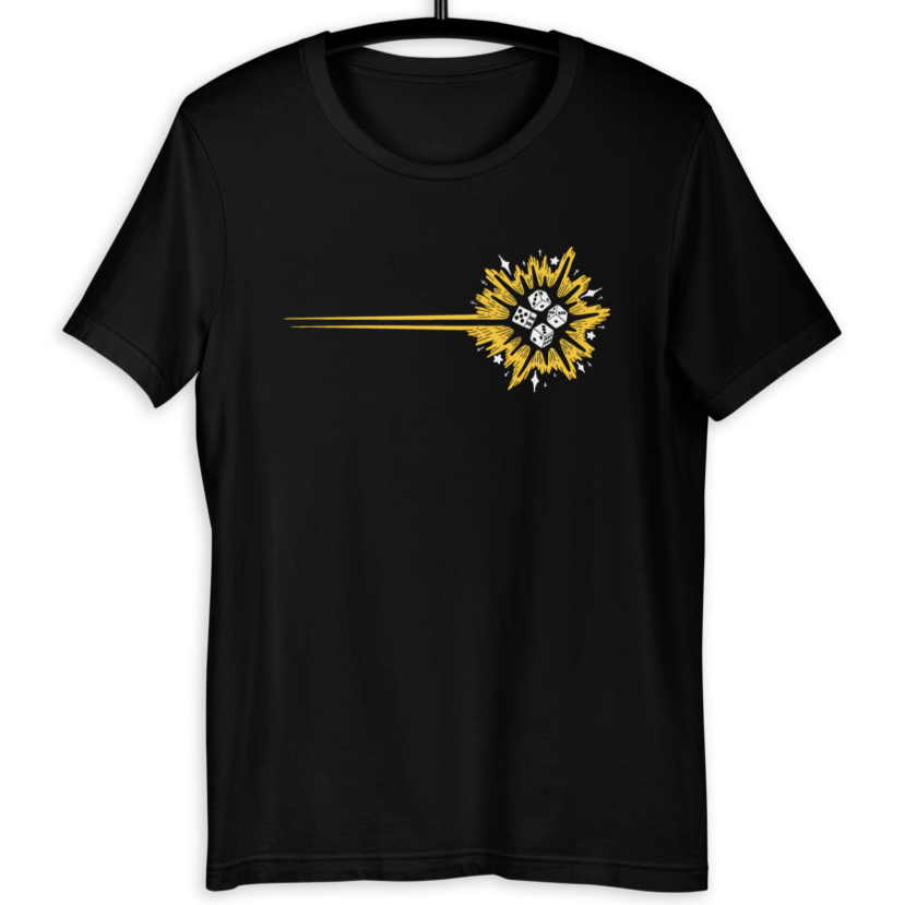 Guiding Bolt T-Shirt For D&D Players