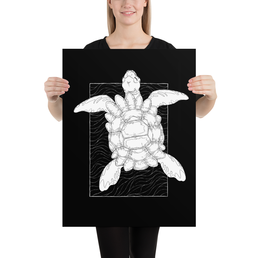 Astral Turtle Poster: Museum-Quality On Thick & Durable Paper