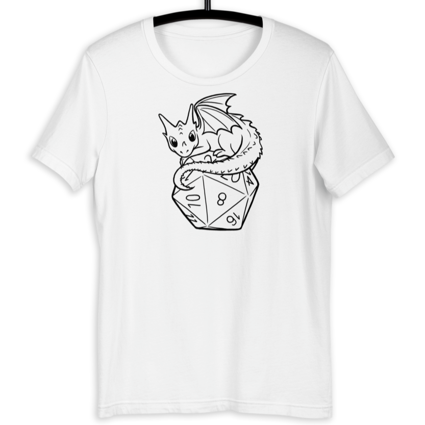 Baby Dragon D&D Player T-Shirt