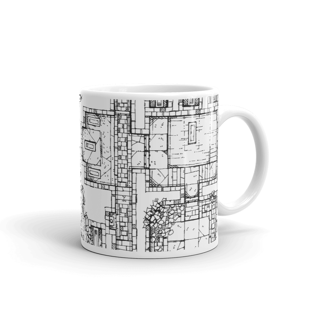 Forgotten Crypt Coffee Mug for D&D players