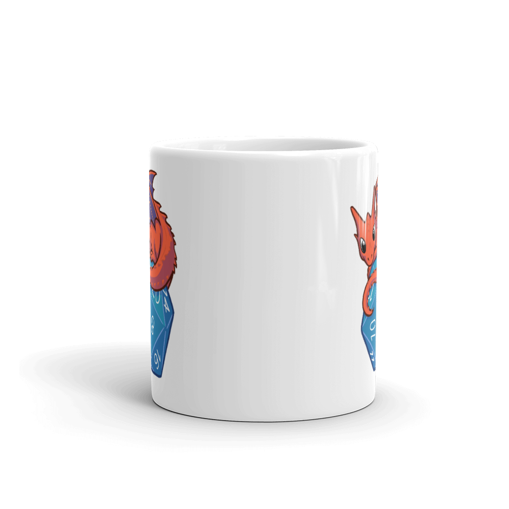 Baby Dragon Coffee Mug For D&D Players