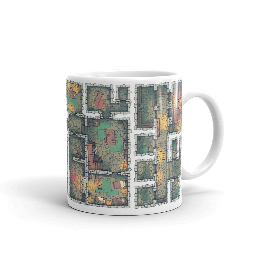 Dungeon Coffee Mug for RPG Tabletop players