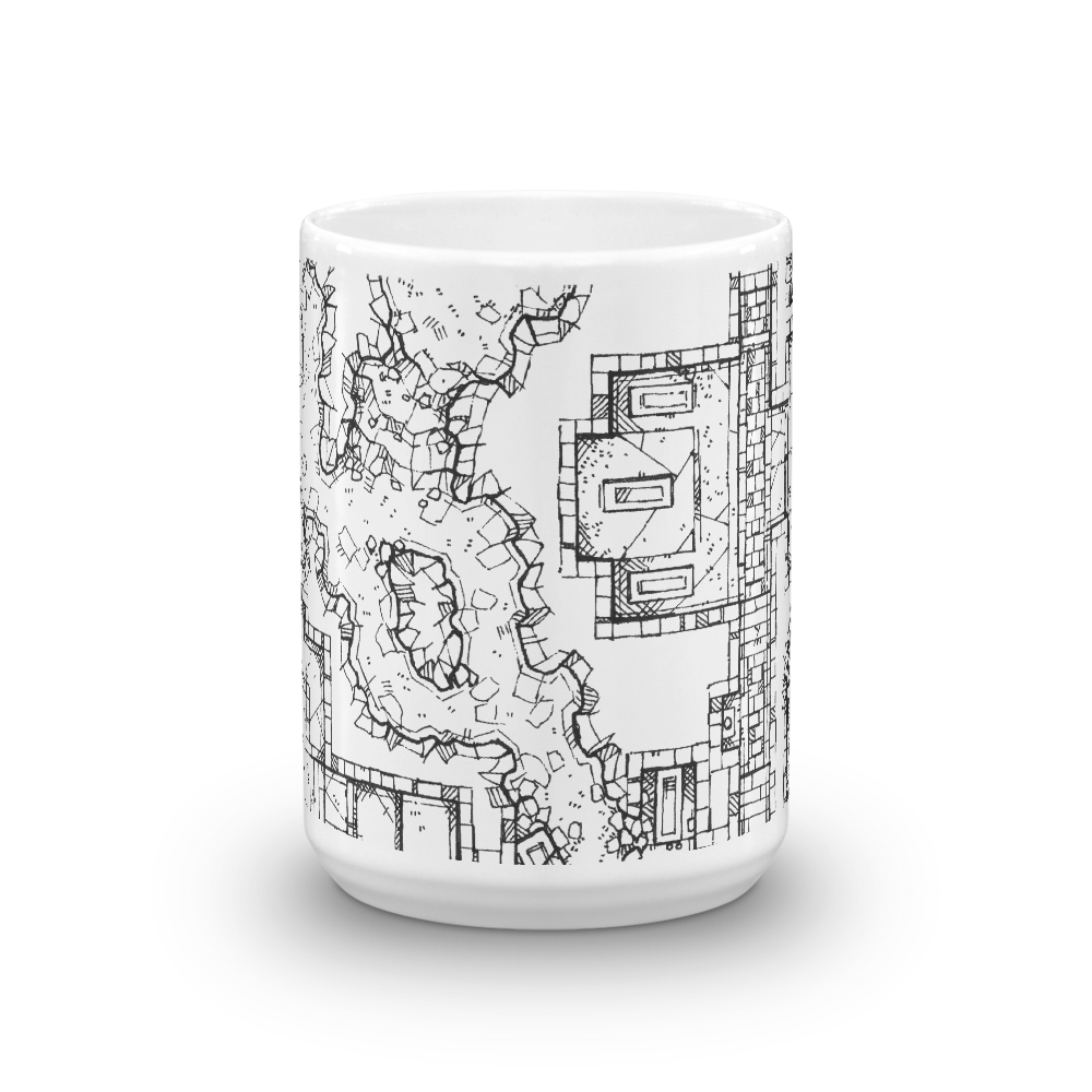 Forgotten Crypt Coffee Mug for D&D players