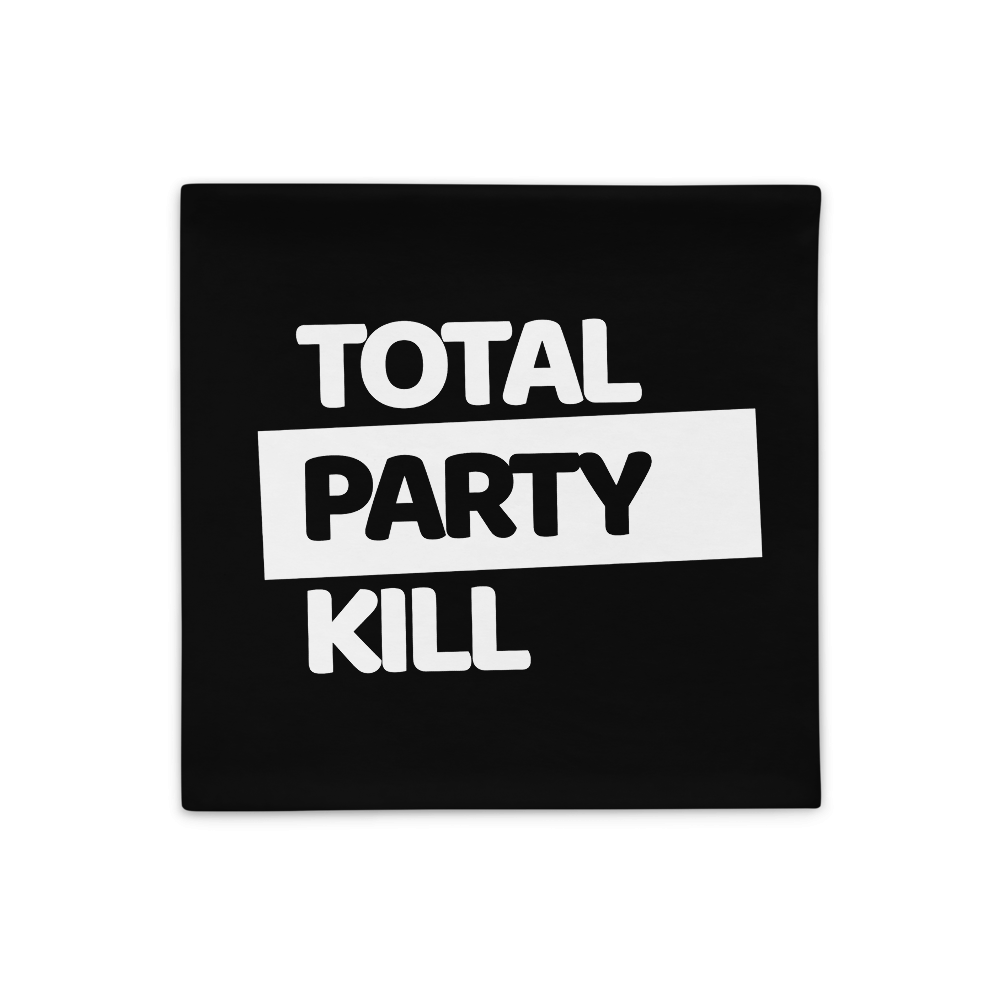 Total Party Kill (TPK) Pillow Case