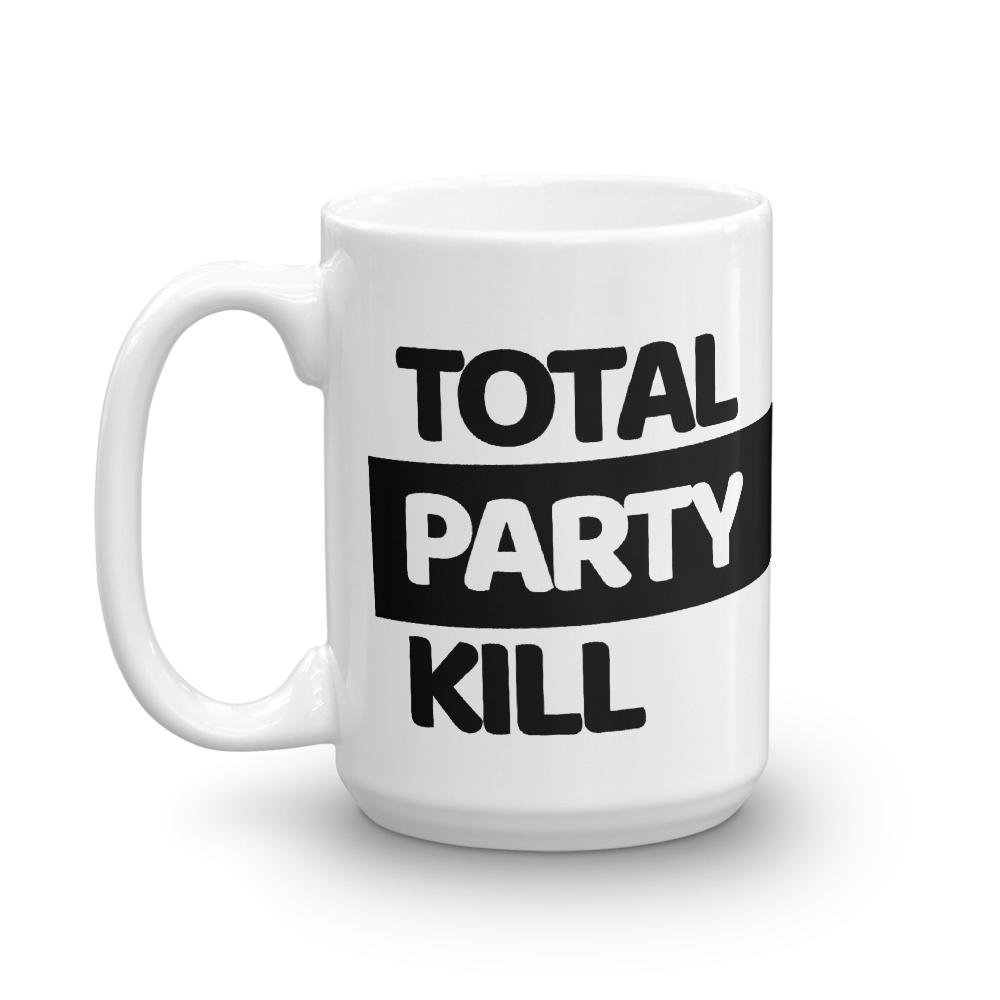 Total Party Kill (TPK) Coffee Mug