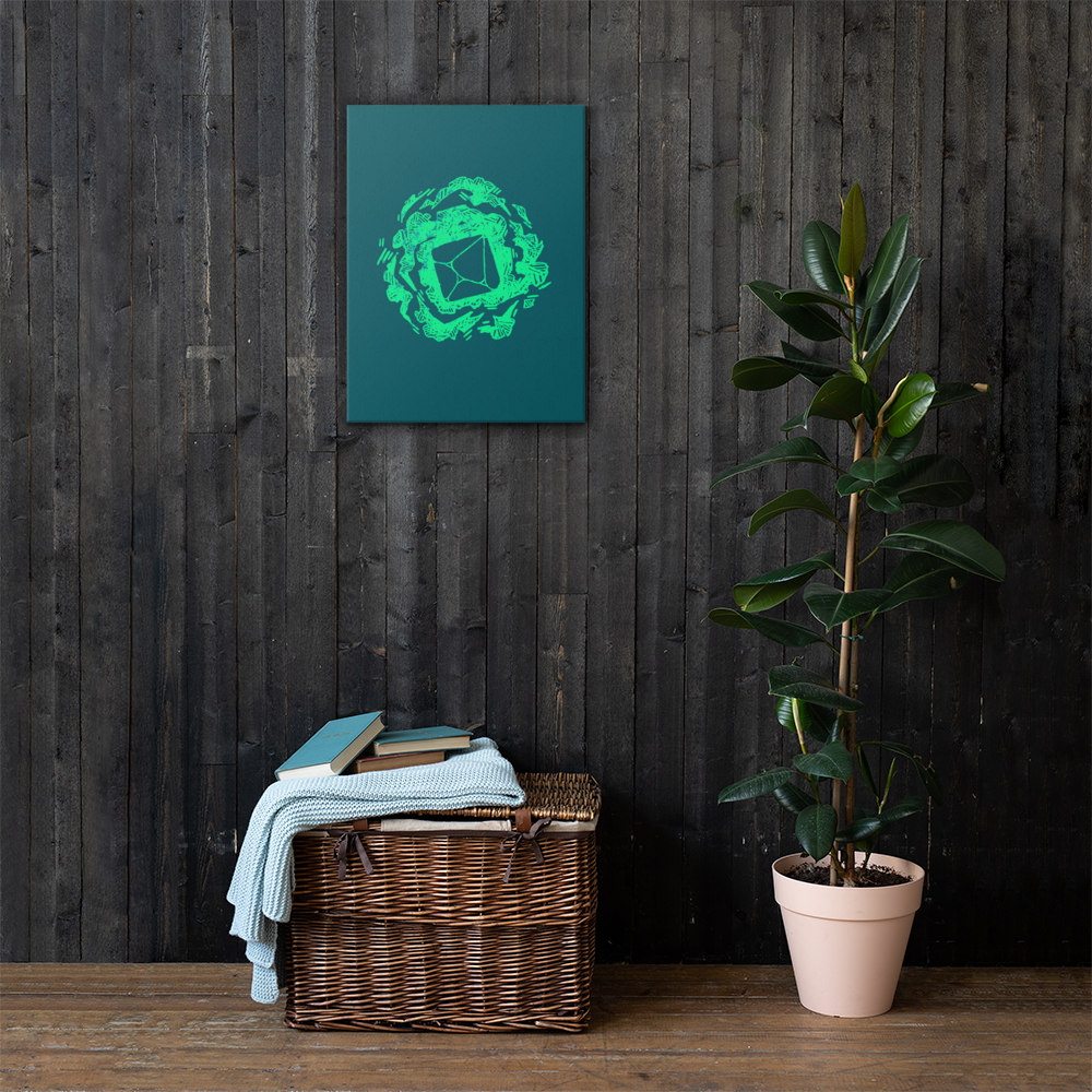 Eldritch Blast Canvas Wall Art