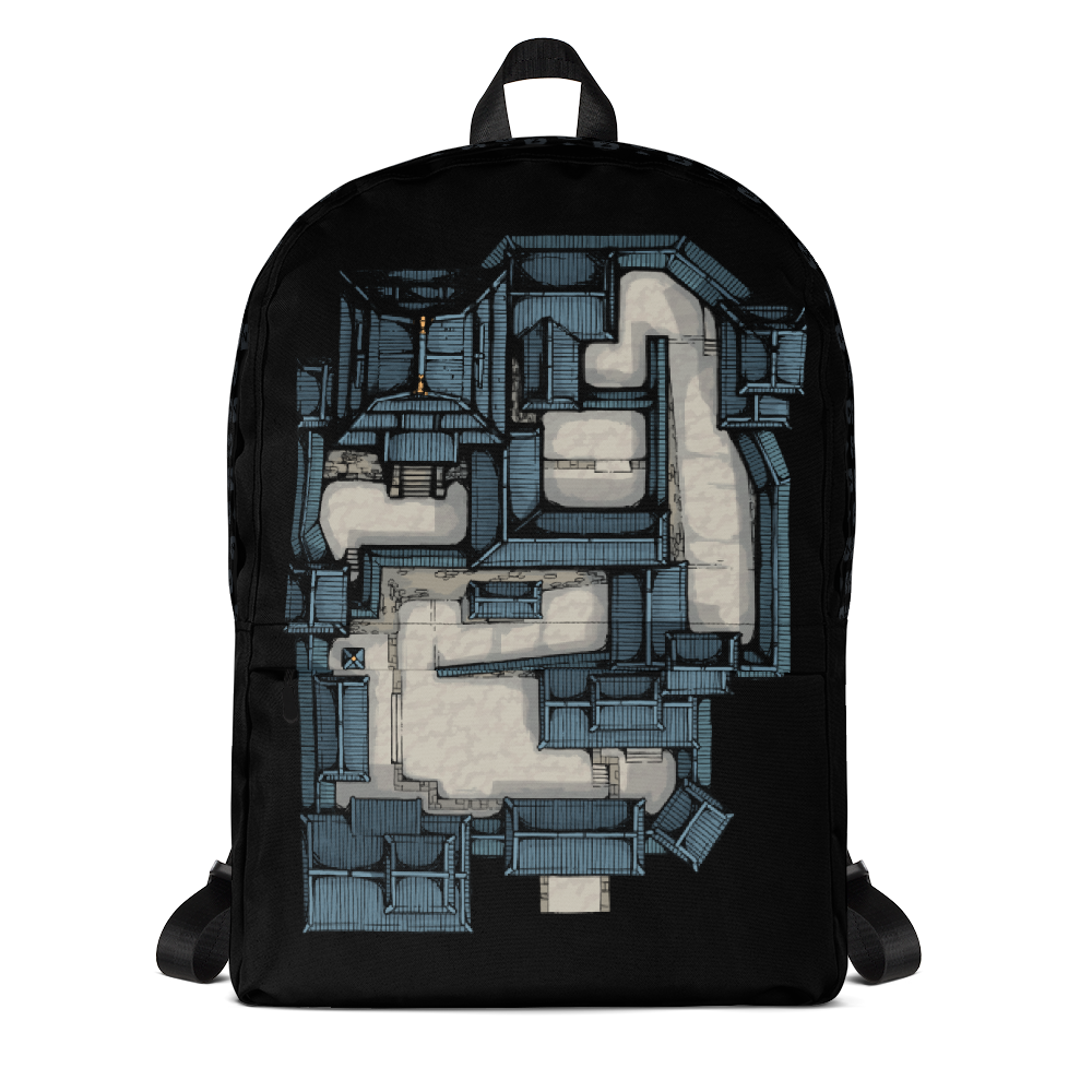 Samurai Castle Map Backpack