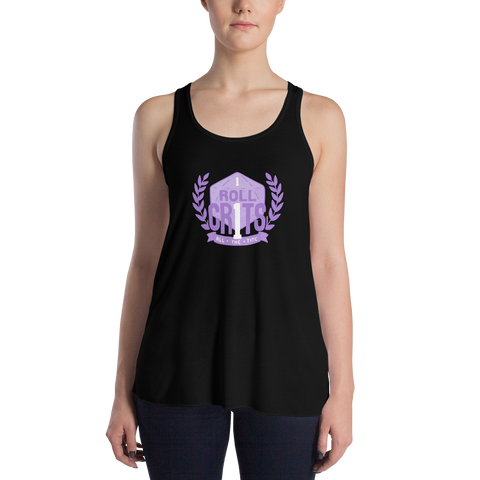 I Roll Crits All The Time Women's Flowy Racerback Tank For D&D Player