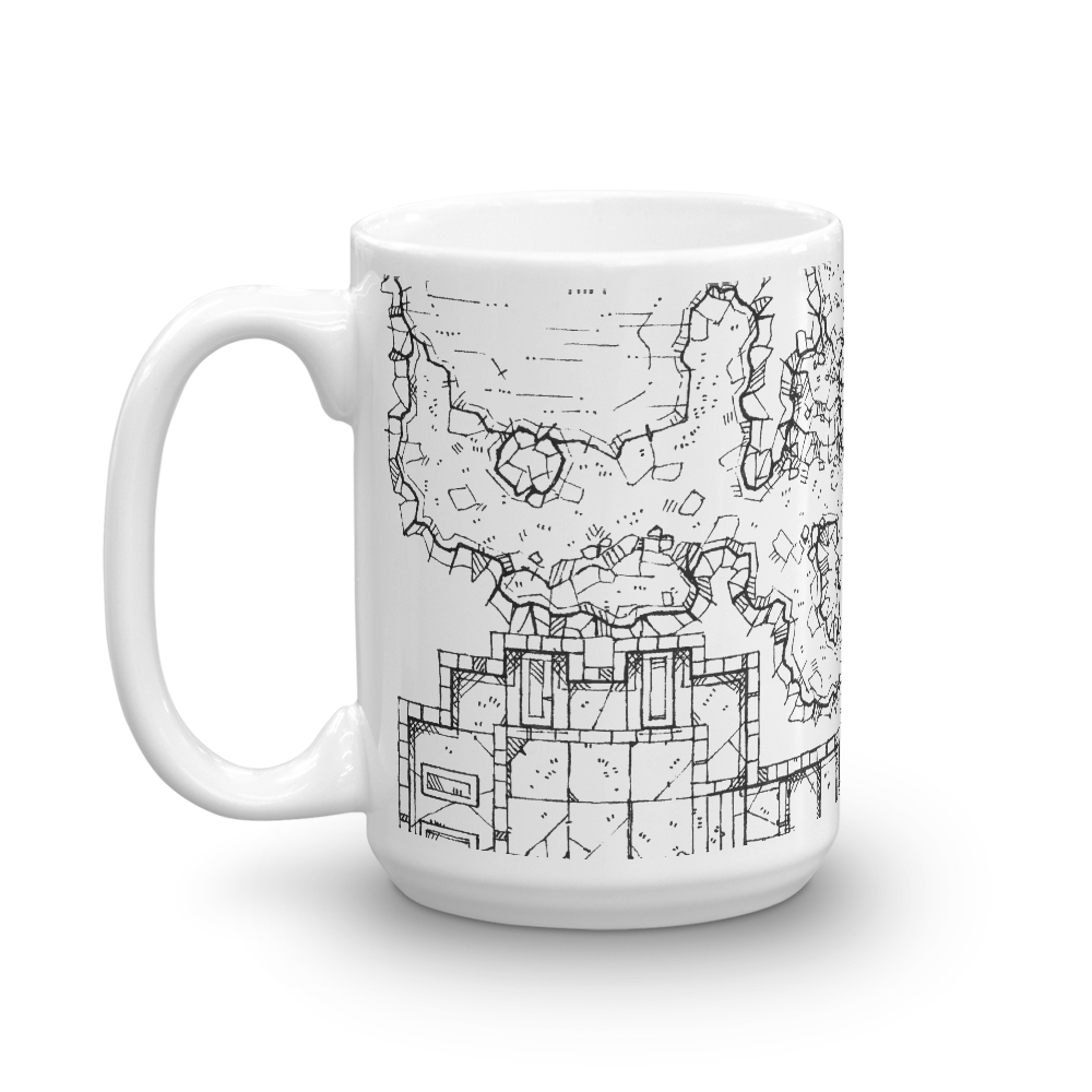 Forgotten Crypt Coffee Mug for D&D players