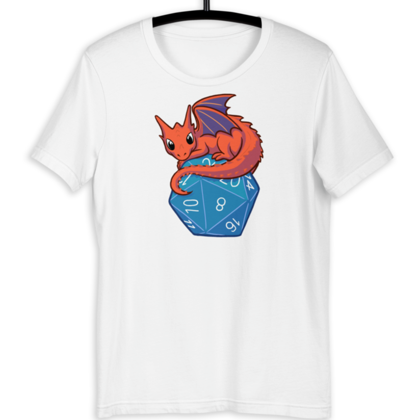 Baby Dragon D&D Player T-Shirt