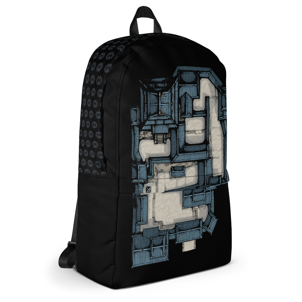 Samurai Castle Map Backpack