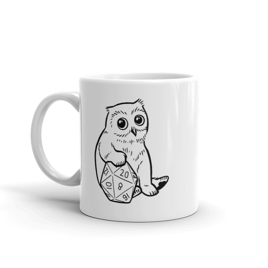 Baby Owlcub D&D Player Coffee Mug