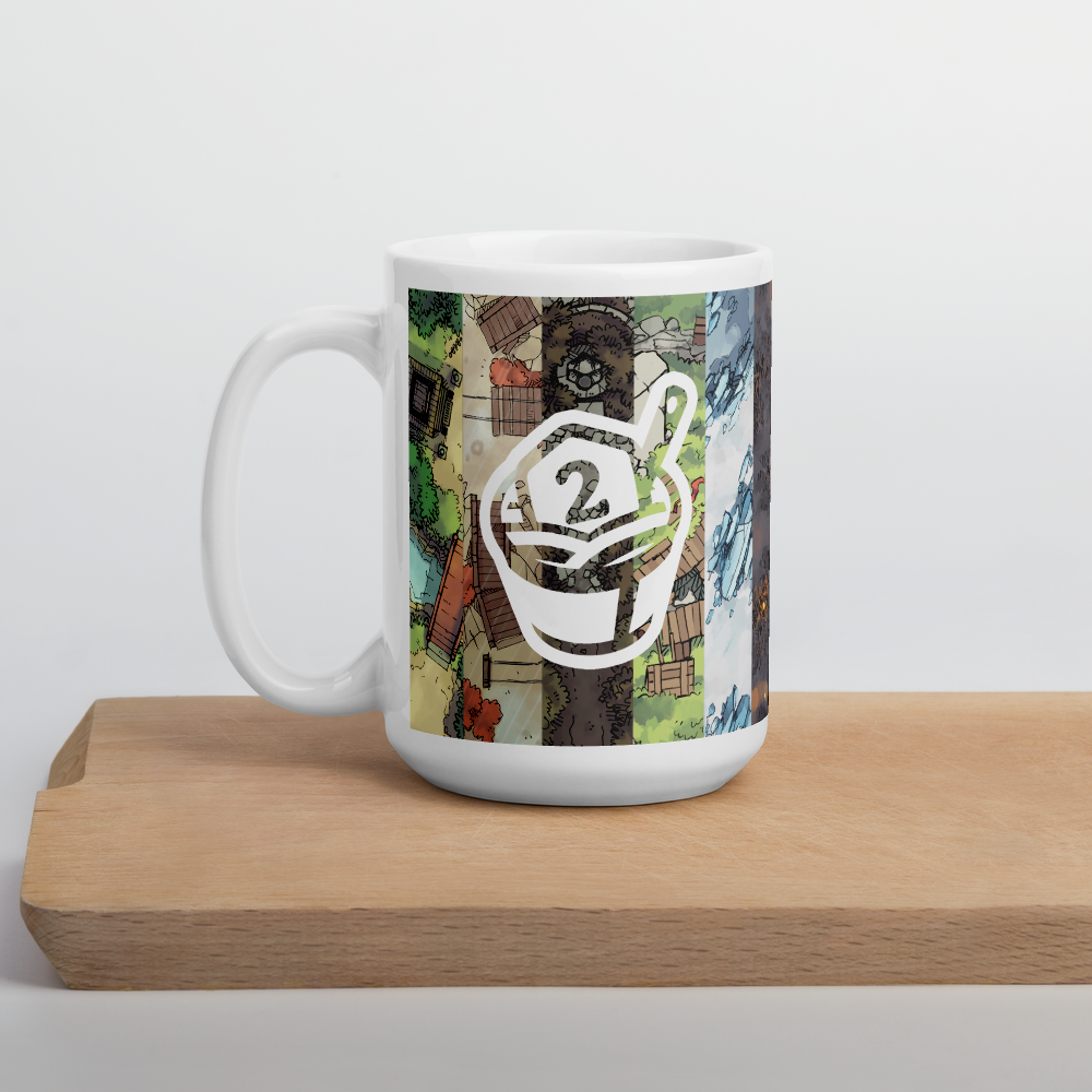 Map Collage Coffee Mug