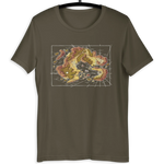 Arvyre Cartographic Map T-Shirt | Gift For D and D Player