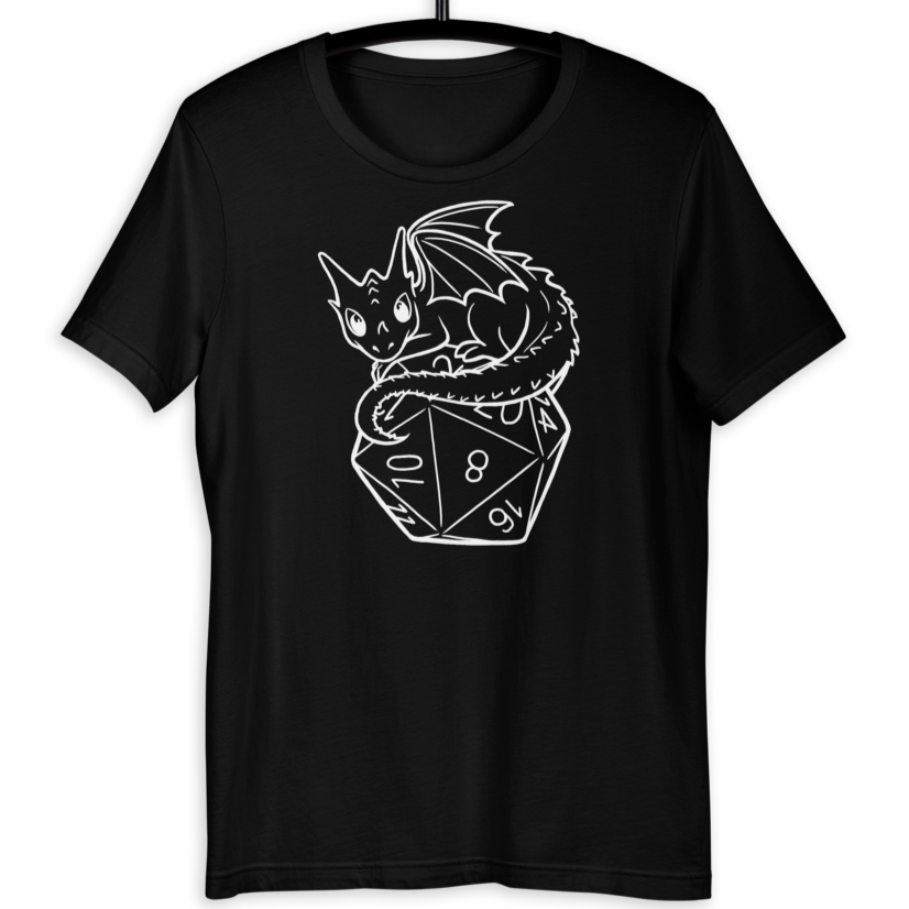 Baby Dragon D&D Player T-Shirt