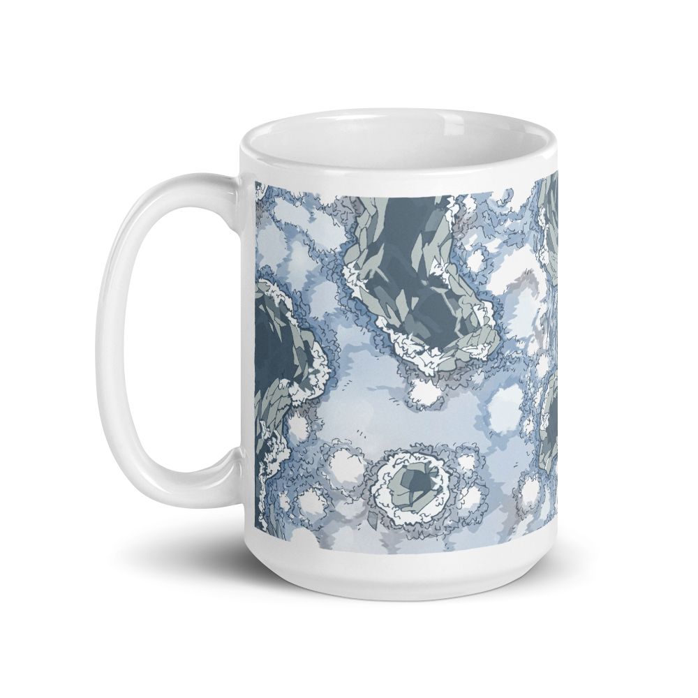 Yeti Lair Coffee Mug for D&D players