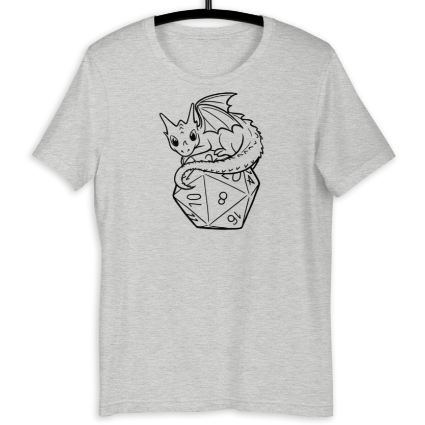 Baby Dragon D&D Player T-Shirt