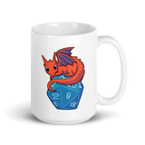 Baby Dragon Coffee Mug For D&D Players