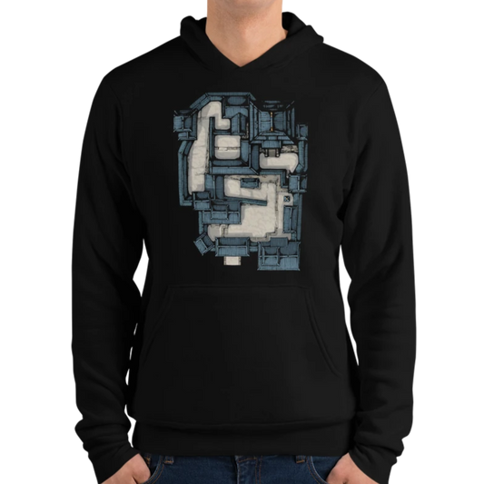 Samurai Castle Map Hoodie