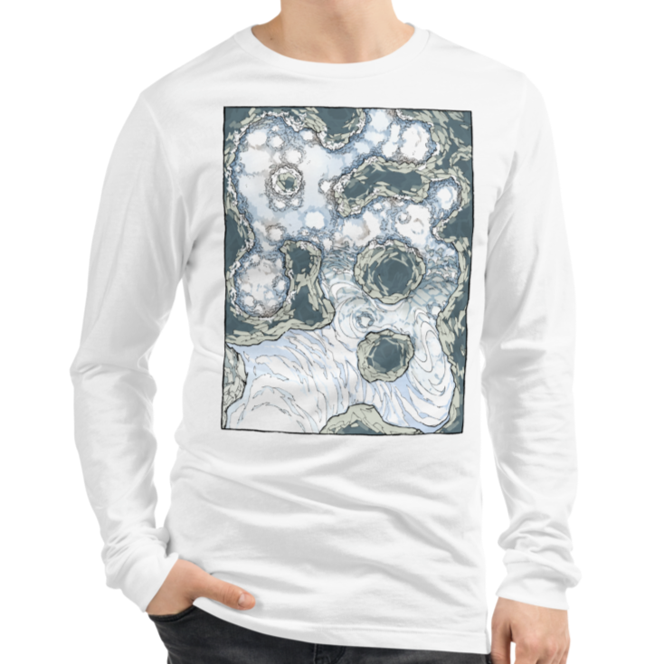 Yeti Lair Premium Long Sleeve T-Shirt for D&D players