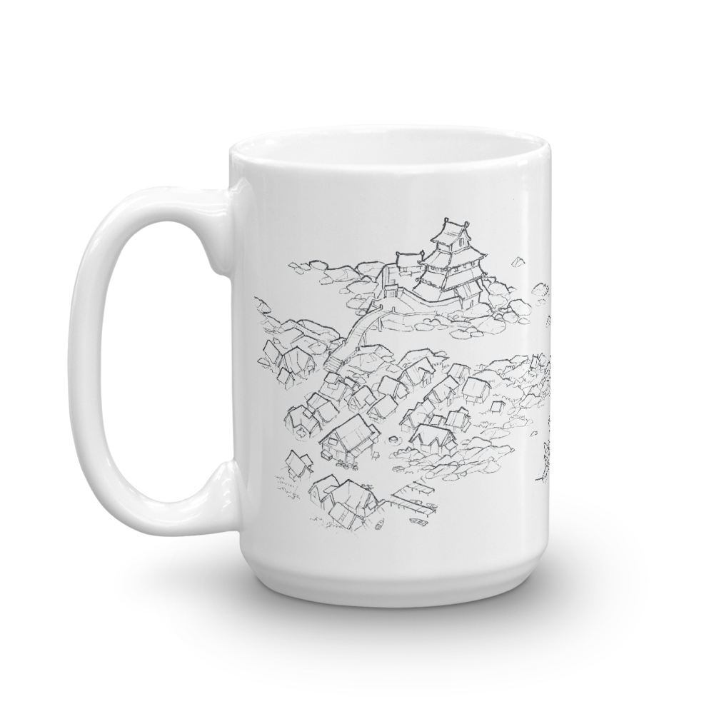 Castle Town Coffee Mug