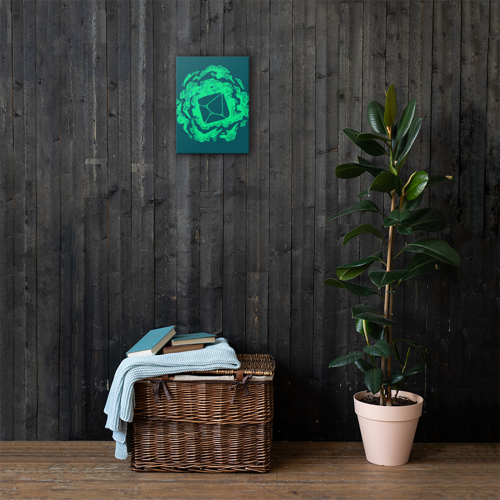 Eldritch Blast Canvas Wall Art