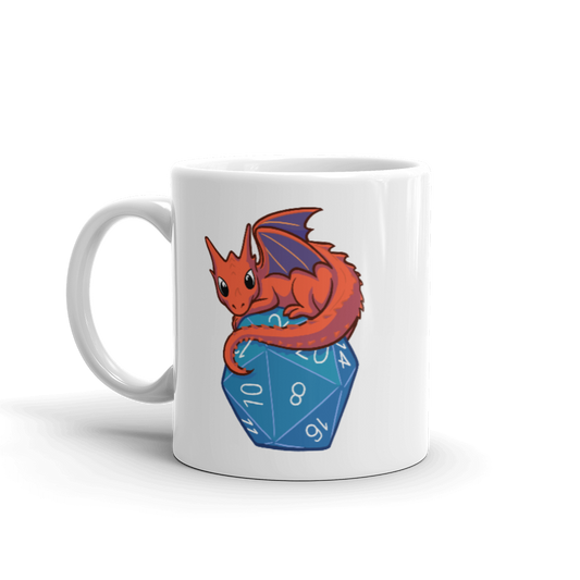 Baby Dragon Coffee Mug For D&D Players