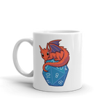 Baby Dragon Coffee Mug For D&D Players