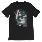 Samurai Castle Map T-Shirt (Black)