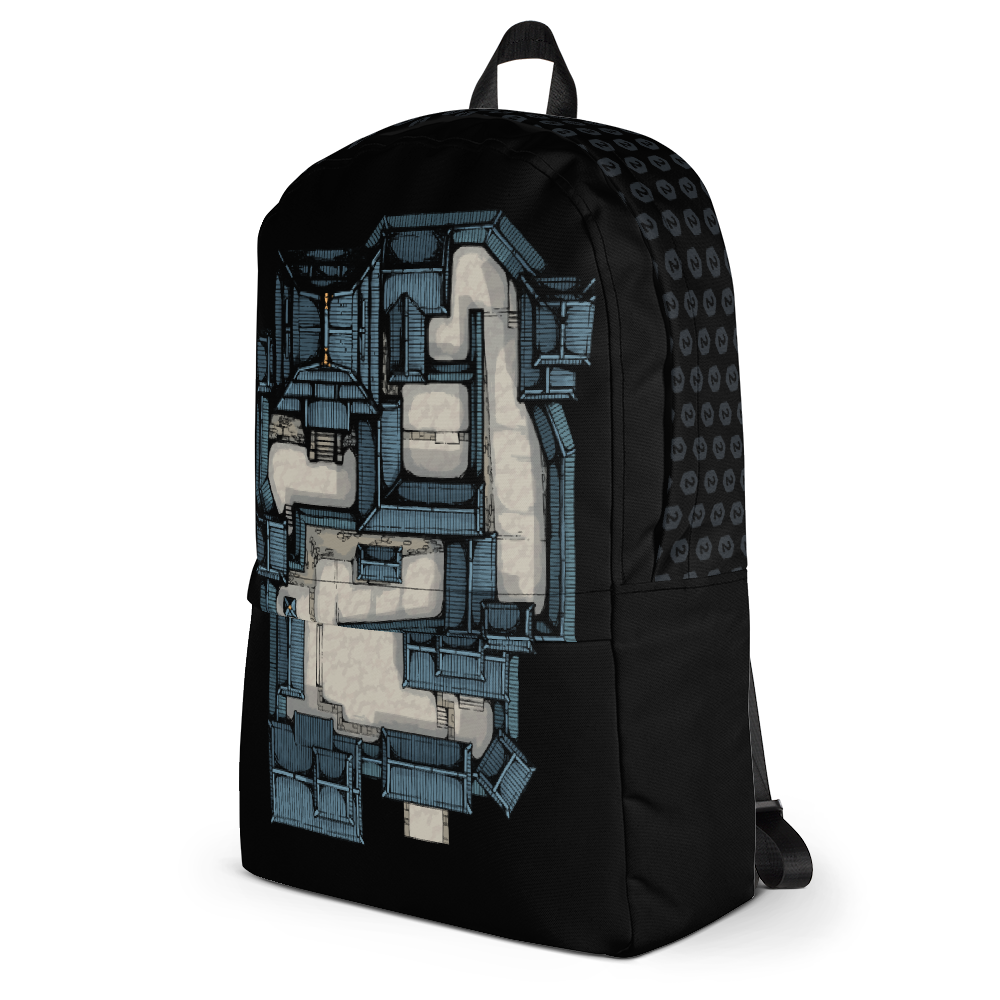 Samurai Castle Map Backpack