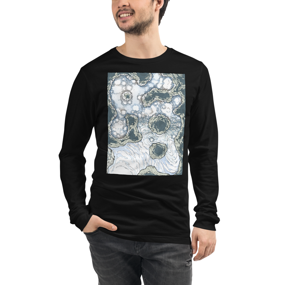 Yeti Lair Premium Long Sleeve T-Shirt for D&D players