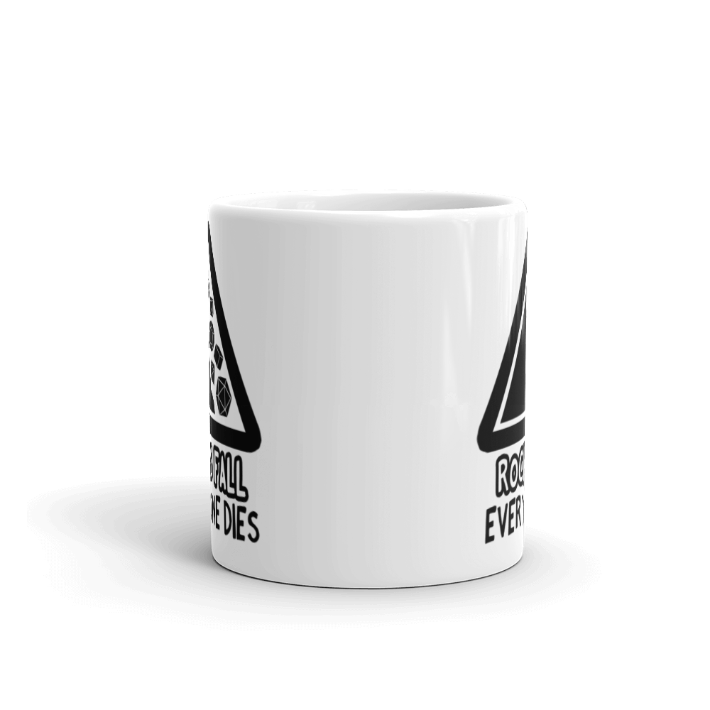 Rocks Fall Everyone Dies Coffee Mug For D&D Players